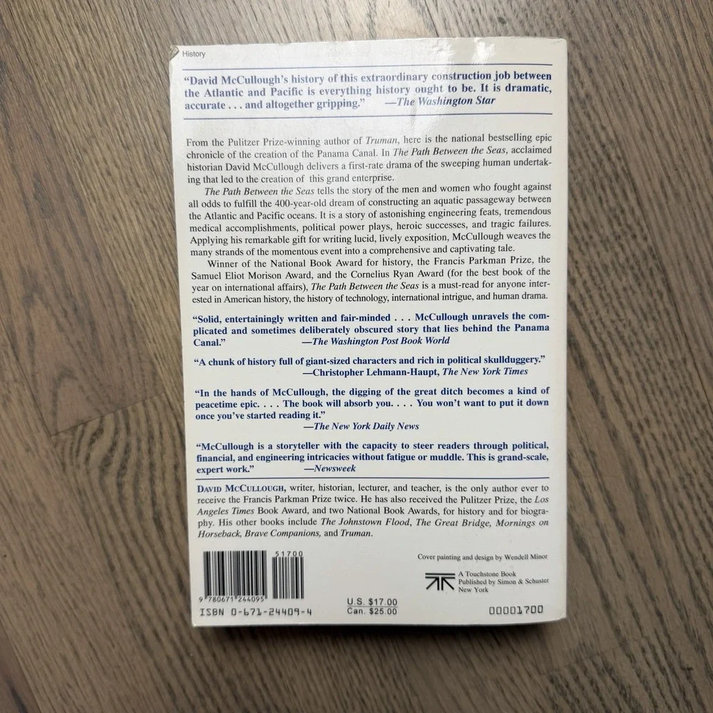 The Path Between the Seas‎ by David McCullough LG Paperback 1970
